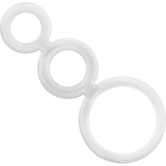 Addicted Toys RINGS SET FOR PENIS TRANSPARENT