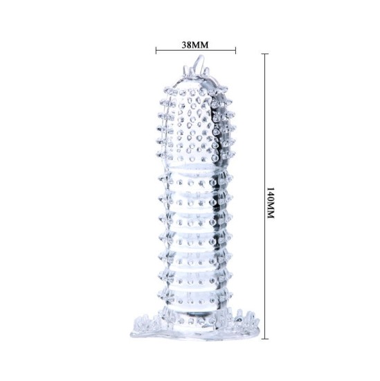 Baile For Him VARPOS RANKOVĖ SU STIMULIAVIMO TAŠKAIS PURPURINIS 14 CM