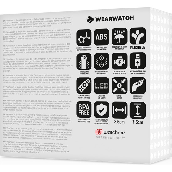 Wearwatch Vibroola ar WATCHME tālvadības pulksteņa tehnoloģiju fuksija/rozā