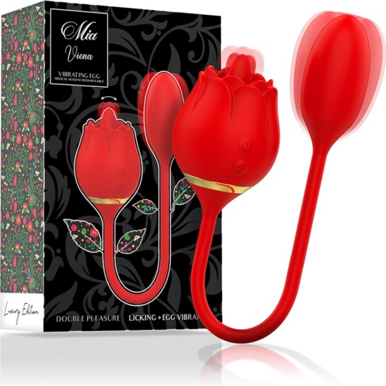 MIA VIENNA DOUBLE PLEASURE LICKING + VIBRATING EGG