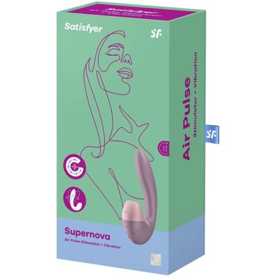 Satisfyer Air Pulse GAISA PULSU STIMULATORS AR VIBRĀCIJU - rozā