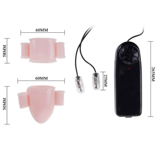 Baile For Him VIBRATING SLEEVES WITH REMOTE CONTROL