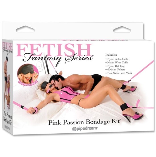 Fetish Fantasy Series RINKINYS BONDAGE rozā