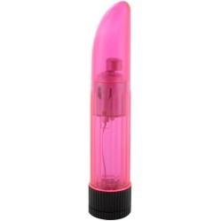 Seven Creations CRYSTAL caurspīdīgs VIBRATOR LADY rozā