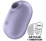 Satisfyer Air Pulse SATISFYER PRO TO GO 2 DOUBLE AIR PULSE STIMULATOR & VIBRATOR - VIOLET