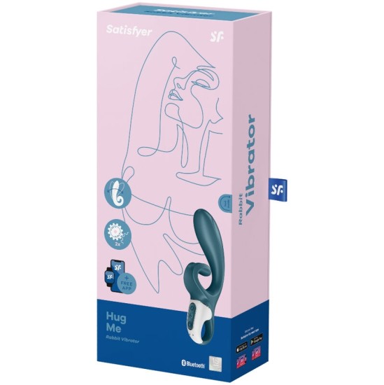 Satisfyer Vibrators ar klitora stimulātoru— zils