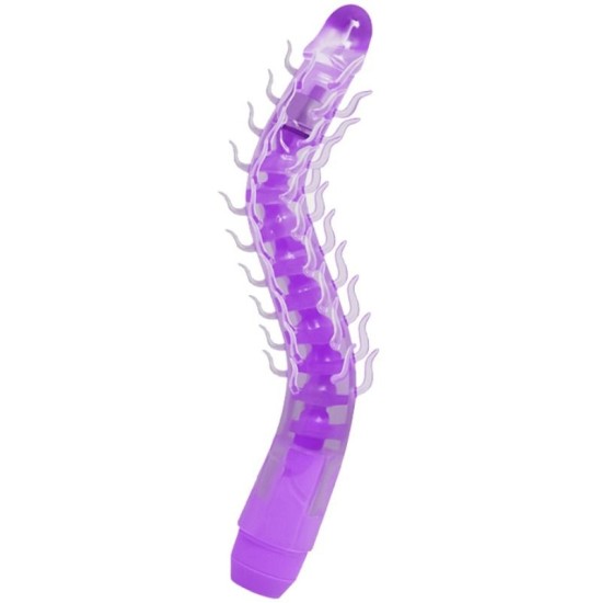 Baile Rotations Lokāms dildo "mugurkauls" ar vibrāciju 23,5 CM violets