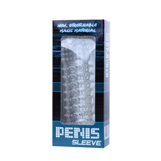 Baile For Him PENIS SLEEVE WITH STIMULATING POINTS violets 14 CM