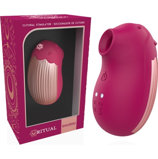 Rithual SHUSHU 2.O NEW GENERATION CLITORAL SUCKER AQUA CERISE