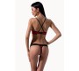 Passion Woman Teddies PASSION WOMAN SCARLET BIKINI - JUODAS IR RAUDONAS L/XL