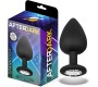 Afterdark Sparkly Butt Plug Silicone Size M 8 cm x 3.5 cm
