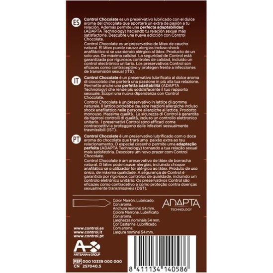 Control Chocolate 12 uds