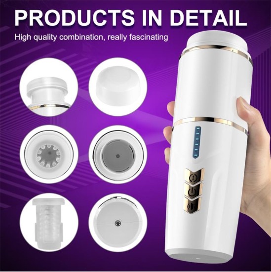 Juicy Lamour Kimi Male Masturbator with Telescoping and Rotation Functions