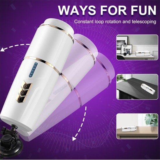 Juicy Lamour Kimi Male Masturbator with Telescoping and Rotation Functions