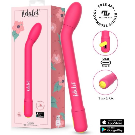 Adalet Gently G-Point Vibrator with APP Pink
