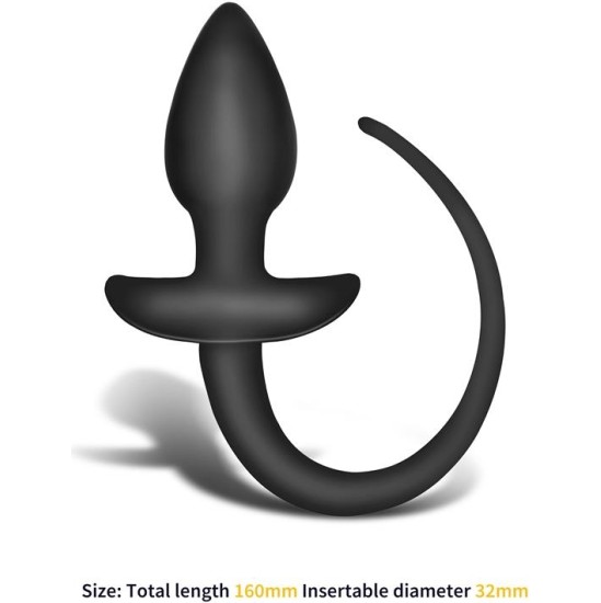 Afterdark Harthley Butt Plug with Tail 16 cm x 3.2 cm