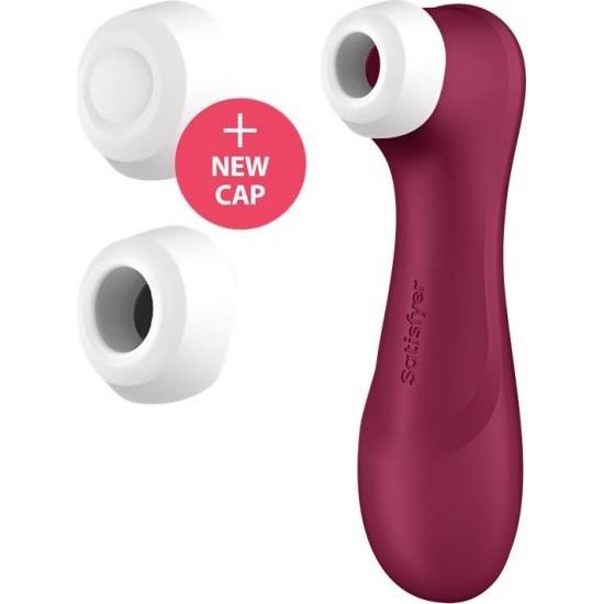 Satisfyer Pro 2 Gene 3 Liquid Air Technology Suction and Vibration App Connect Wine Red