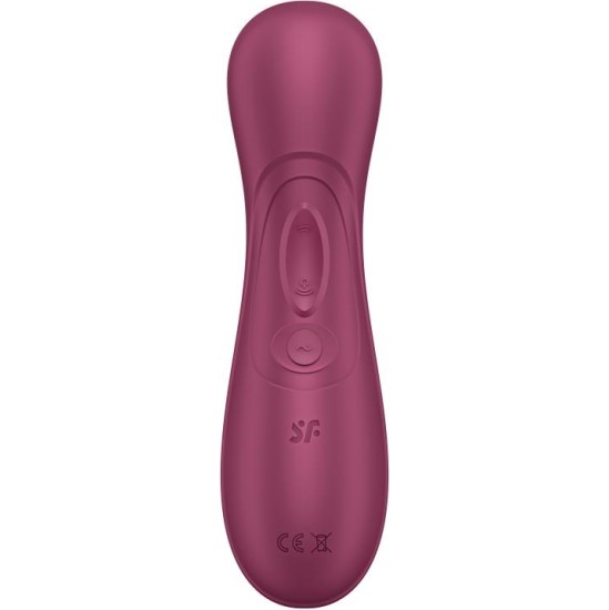Satisfyer Pro 2 Gene 3 Liquid Air Technology Suction and Vibration App Connect Wine Red