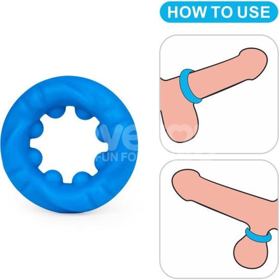 Lovetoy Pinnacle Pro Ridge Bump Stretcher Penis Ring