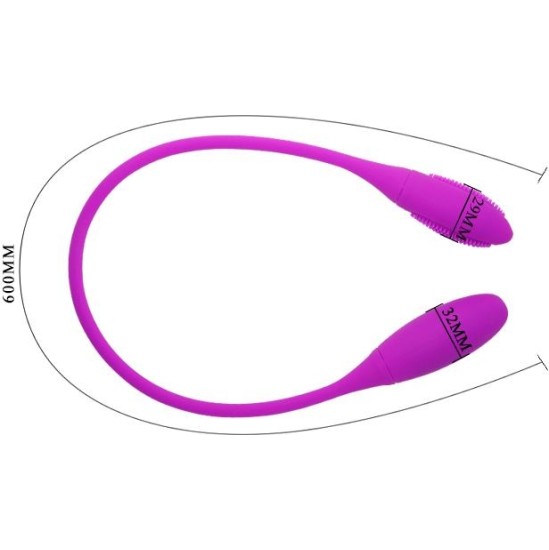 Prettylove Pretty Love Vibrating Eggs Snaky Vibe Purple