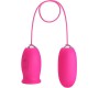Prettylove Daisy Vibrating Egg with Licking Tongue Pink