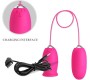 Prettylove Daisy Vibrating Egg with Licking Tongue Pink