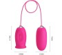 Prettylove Daisy Vibrating Egg with Licking Tongue Pink