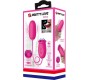 Prettylove Daisy Vibrating Egg with Licking Tongue Pink
