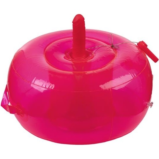 Inflatable Fun Inflatable Cushion with Vibrating Dildo and Rmote Ding Dong