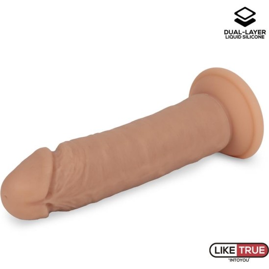 Liketrue Dual Layer Dildo 8.5 Flesh