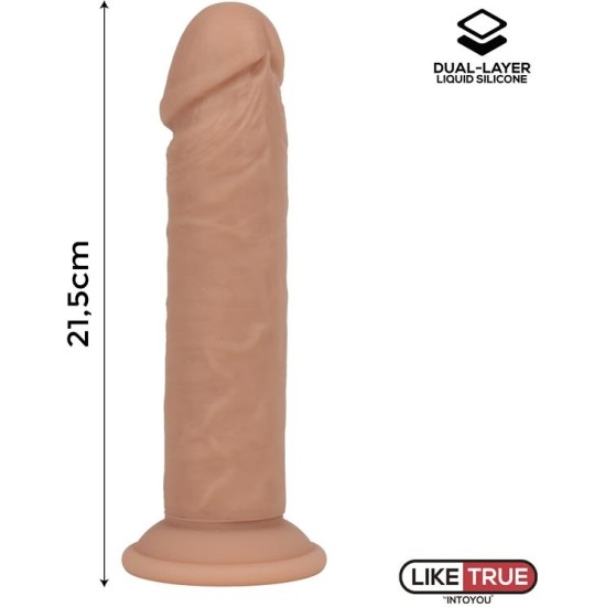 Liketrue Dual Layer Dildo 8.5 Flesh