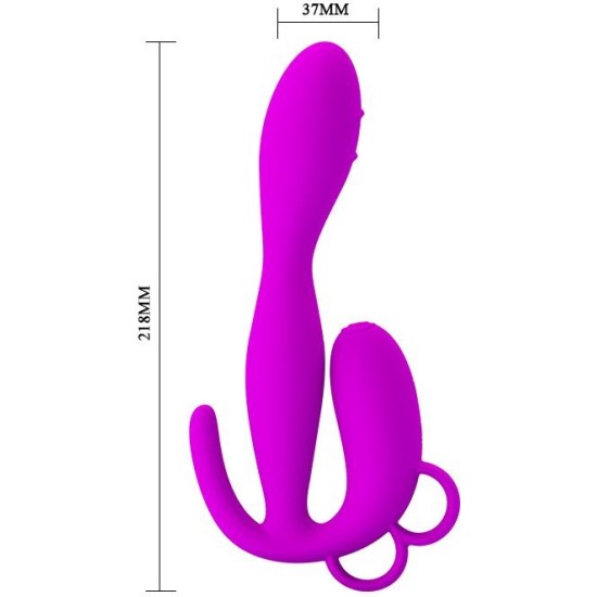 Prettylove Pretty Love Butt Plug Flowery Purple