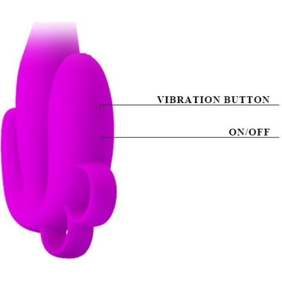 Prettylove Pretty Love Butt Plug Flowery Purple