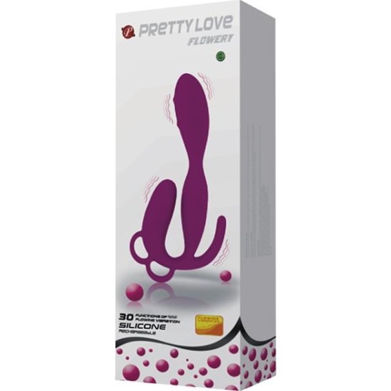 Prettylove Pretty Love Butt Plug Flowery Purple