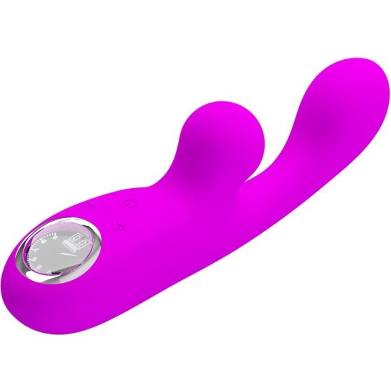 Prettylove Skylar Bunny Vibrator and Thumping  Fuchsia