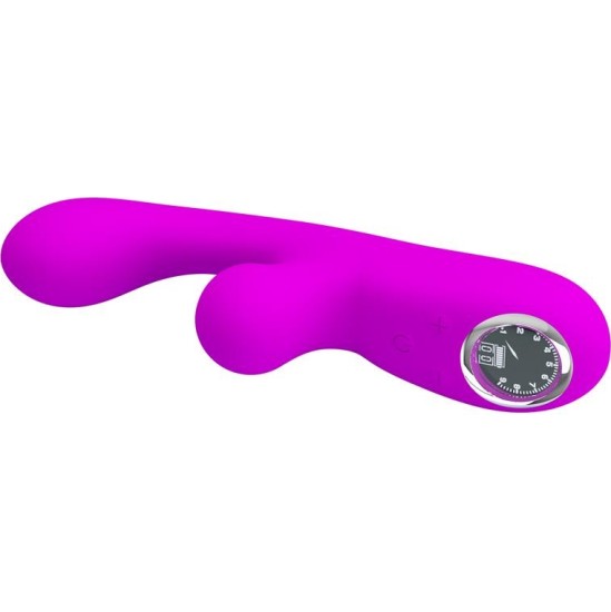 Prettylove Skylar Bunny Vibrator and Thumping  Fuchsia