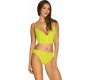 Obsessive Neonia 2 Piece Bra Set with Zipper Neon Yellow