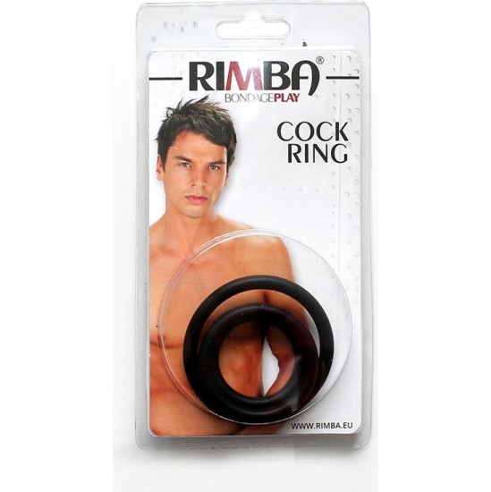 Bondage Play Set of 3 silicone penis rings