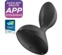 Satisfyer Sweet Seal Butt Plug with Vibration and APP Black