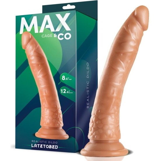 Max & Co Cage Realistic Dildo Flesh 8,65 - 22 cm