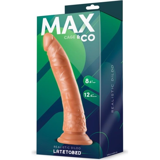 Max & Co Cage Realistic Dildo Flesh 8,65 - 22 cm