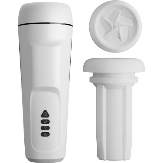 Prettylove Sienna Male Masturbator with Vibration, Sex Talk and Suction