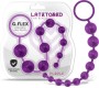 Latetobed G.Flex Bendable Thai Anal Beads Purple