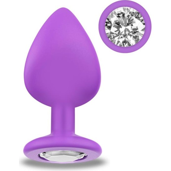 Afterdark Sparkly Butt Plug Size M Violet