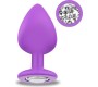 Afterdark Sparkly Butt Plug Size M Violet