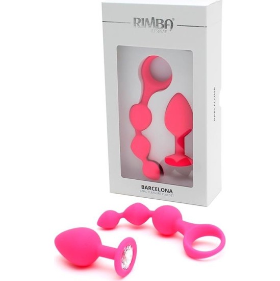 Rimba Toys Anal Pleasure Play set Barcelona Pink