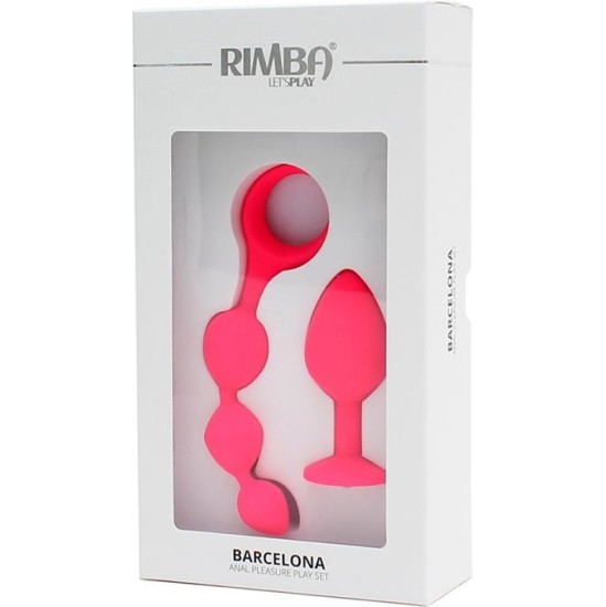 Rimba Toys Anal Pleasure Play set Barcelona Pink