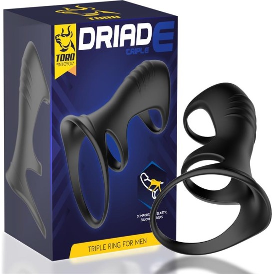 Minothor Driade Triple Ring for Men Silicone