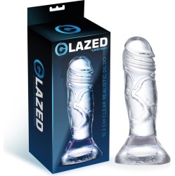 Glazed Realistic Dildo Crystal Material 12,3 cm