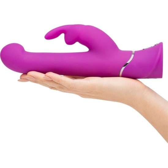 Happy Rabbit Vibe Rotator Beaded G-Spot Purple